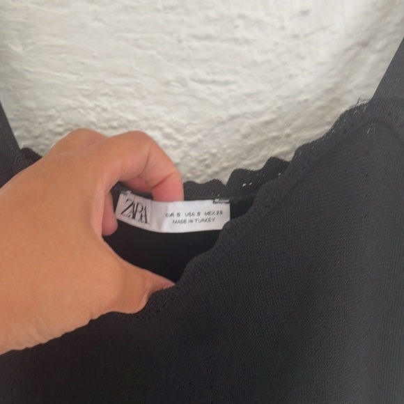 Zara Black Tank Top​​​​ - Picture 4 of 6